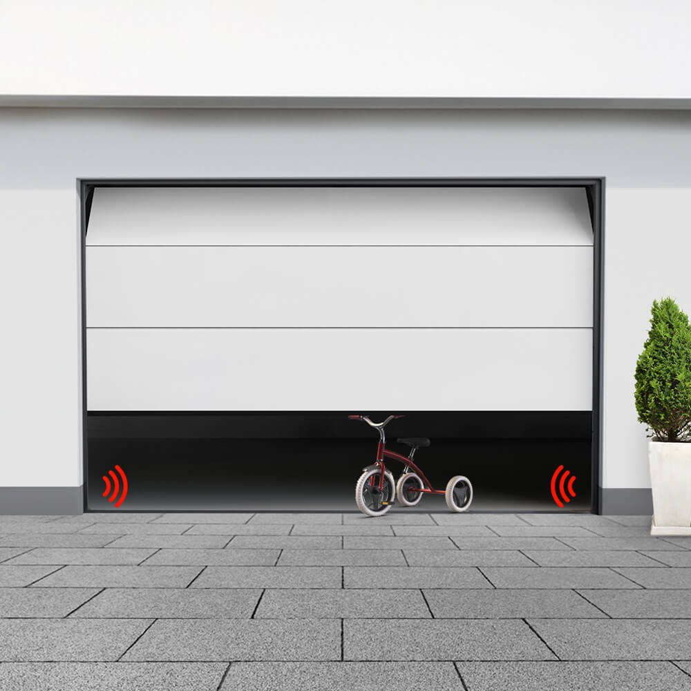 Porte de garage sectionnelle motorisée